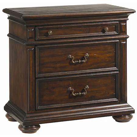 Tahoe Bedside Chest with Three Drawers